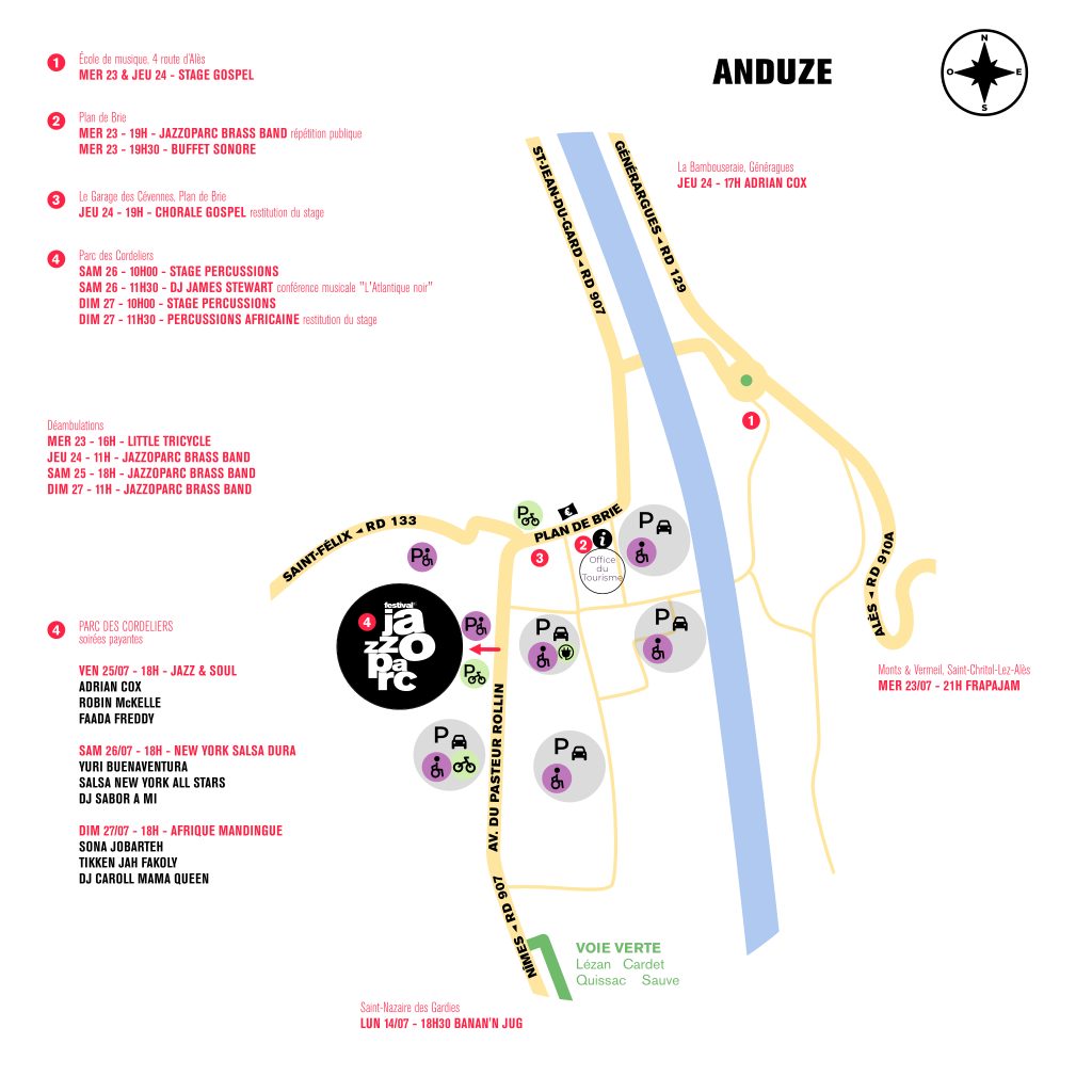Jazzoparc - Plan festival 2025